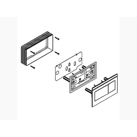 Kohler Flush Actuator Kit 1236014-CP